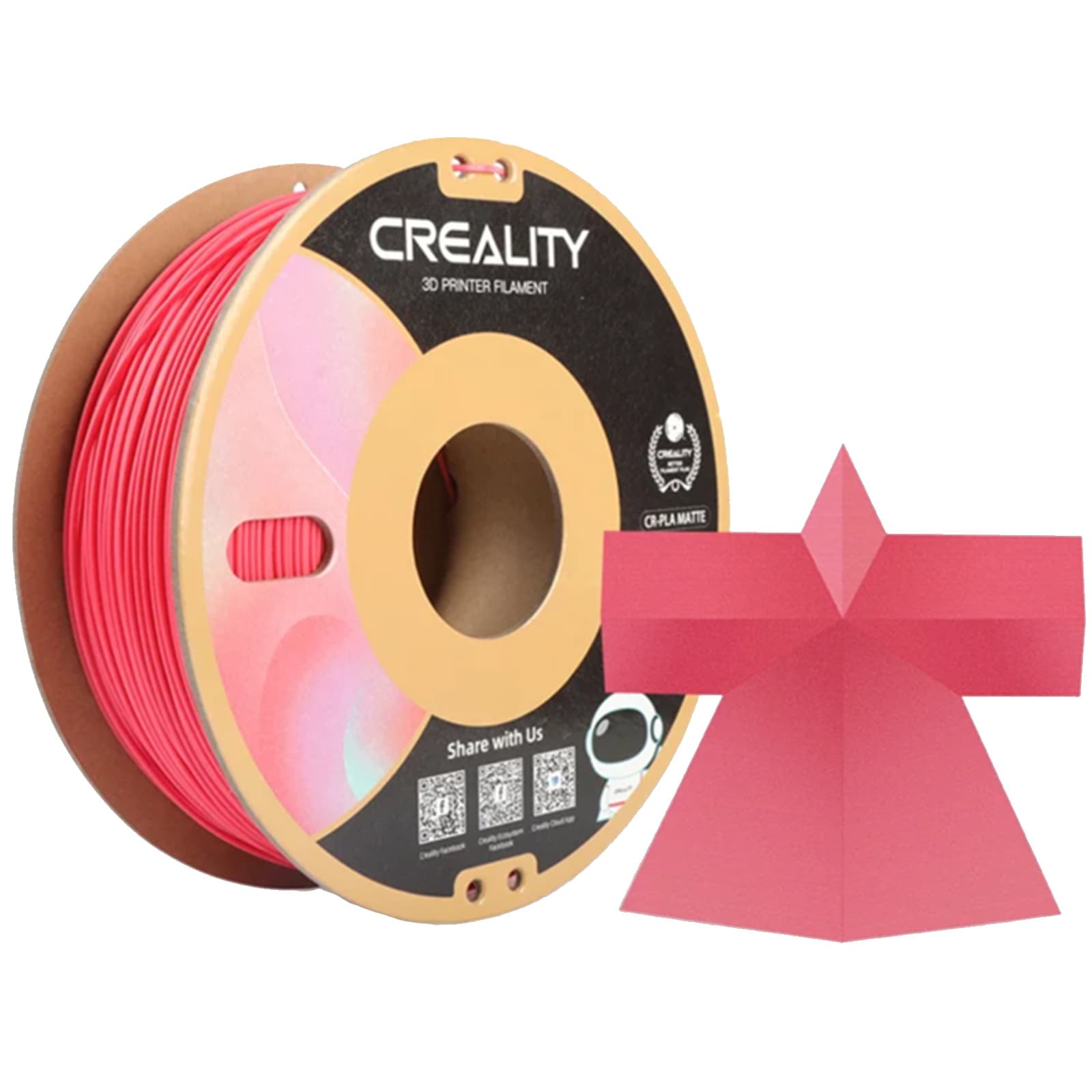 Creality CR-PLA Matte Strawberry Red Filament 1kg
