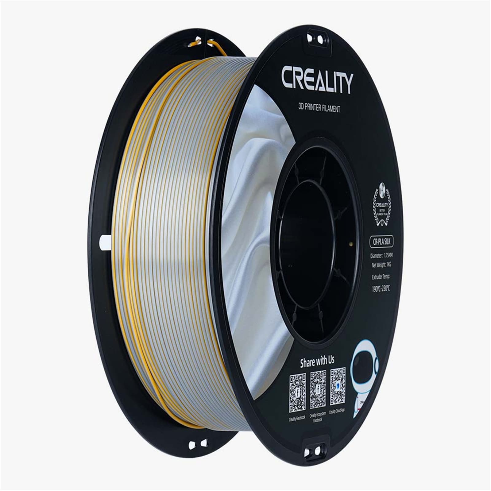 Creality Dual Silk Gold Silver Filament 1kg