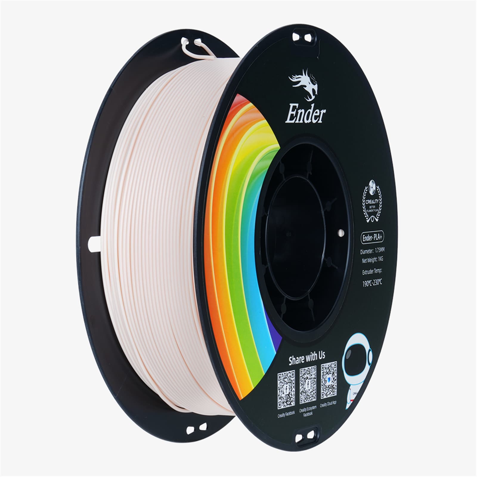 Ender PLA+ Beige Filament 1kg